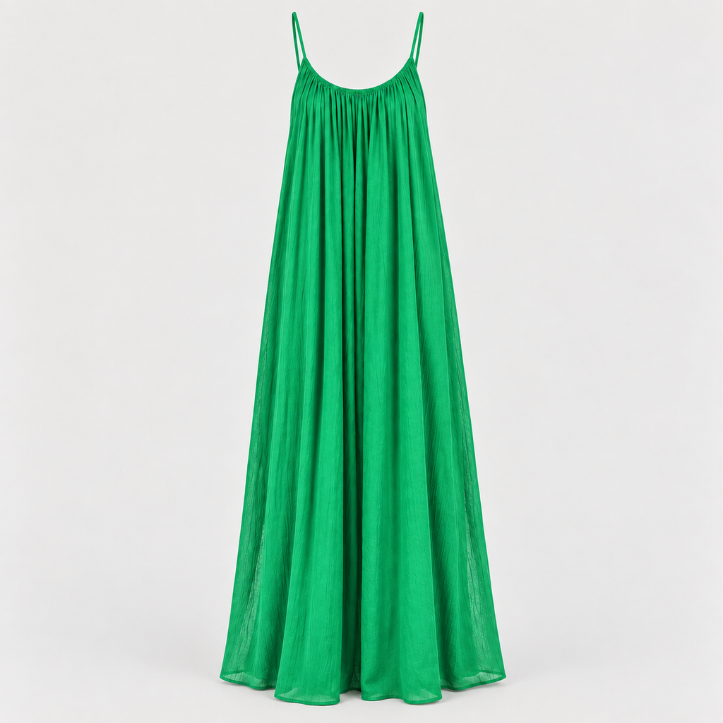 Elodie – V-Back Flowing Maxi Dress