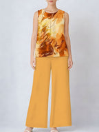 Jessica | Warm Print Two Piece Set