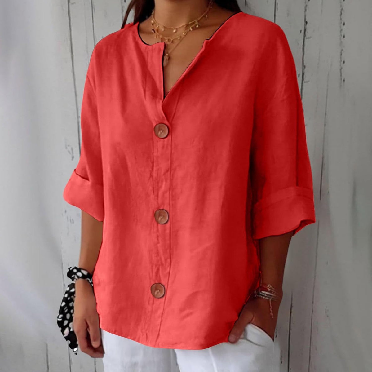 Hazel | Loose-fitting Summer Blouse