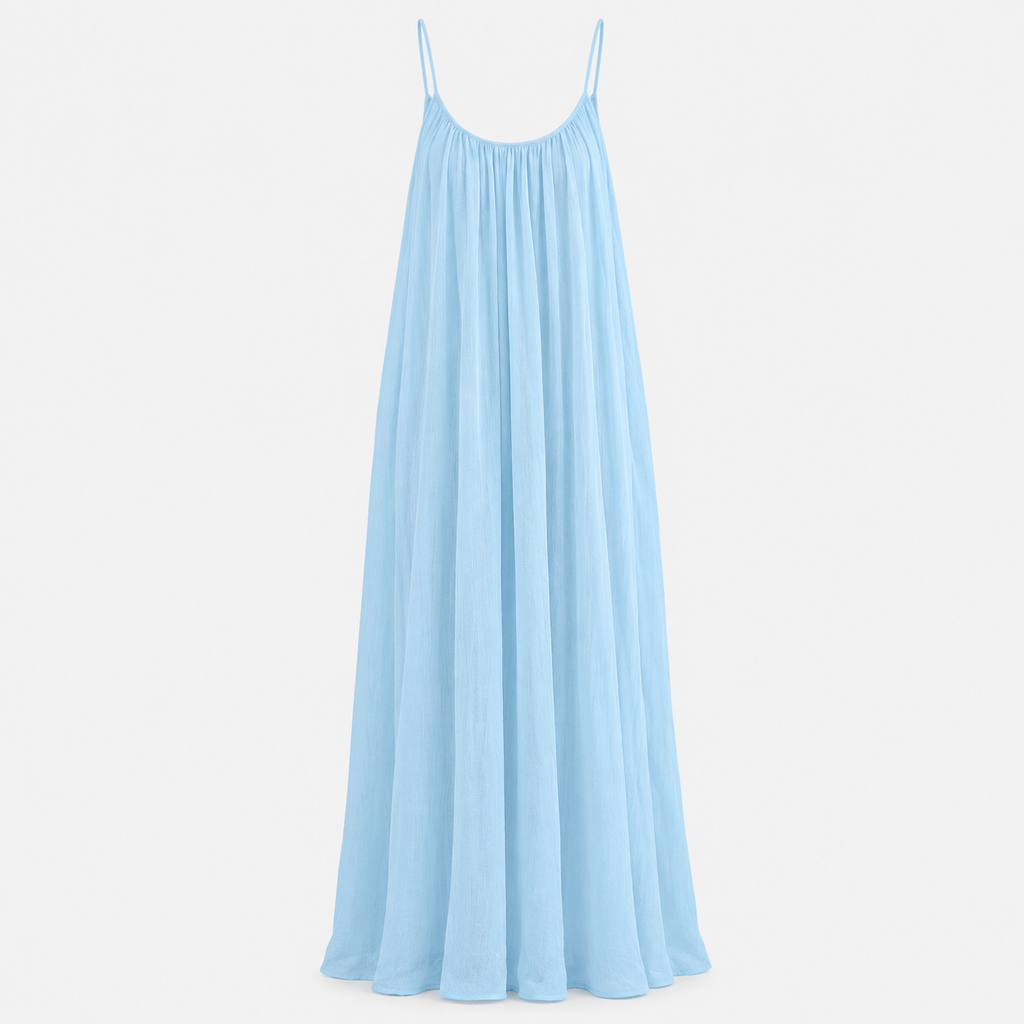 Léonie – V-Back Flowing Maxi Dress